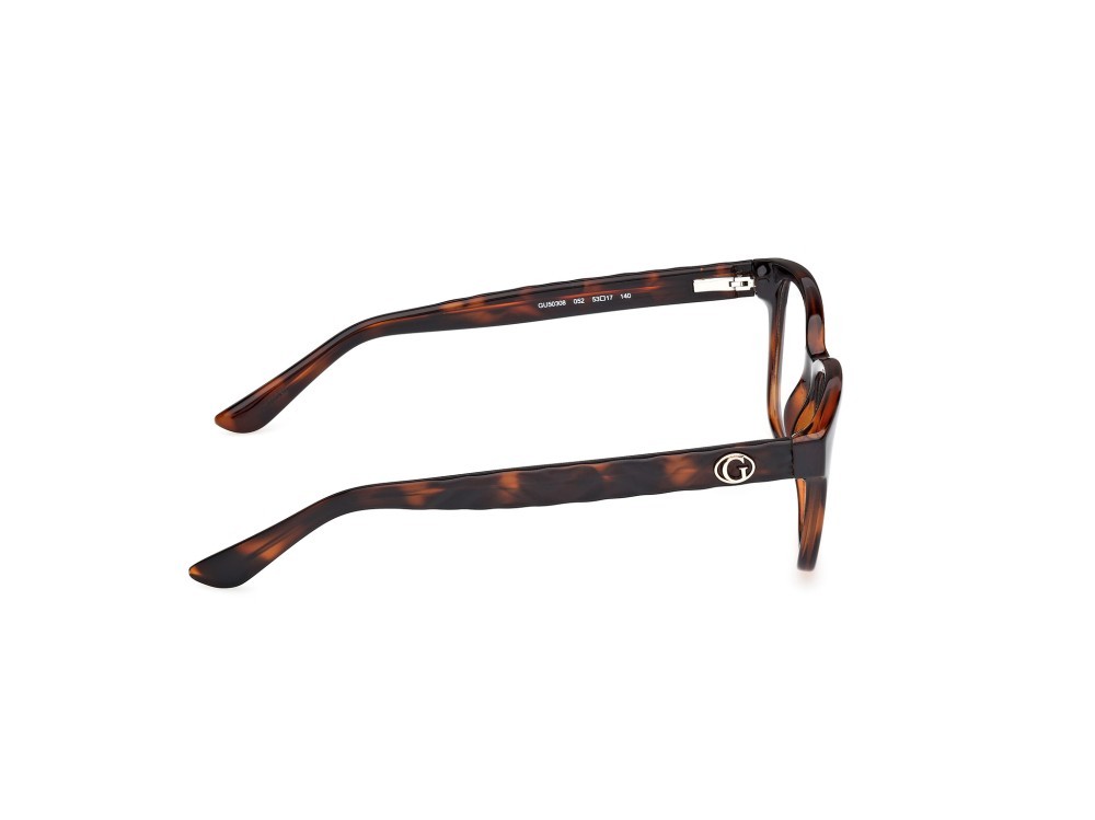 Eyeglasses Guess GU50308 (052) color avana scura  shape rectangle 