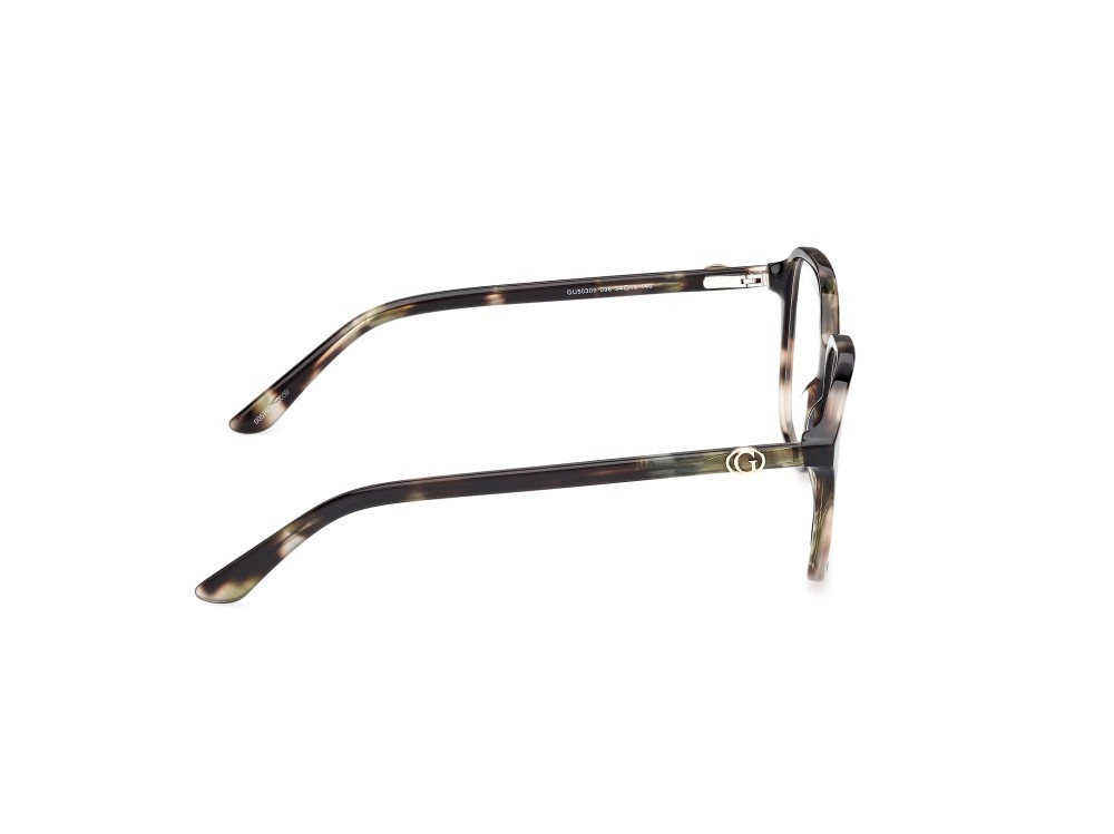 Eyeglasses Guess GU50309 (098) color  verde scuro/avana  shape square 