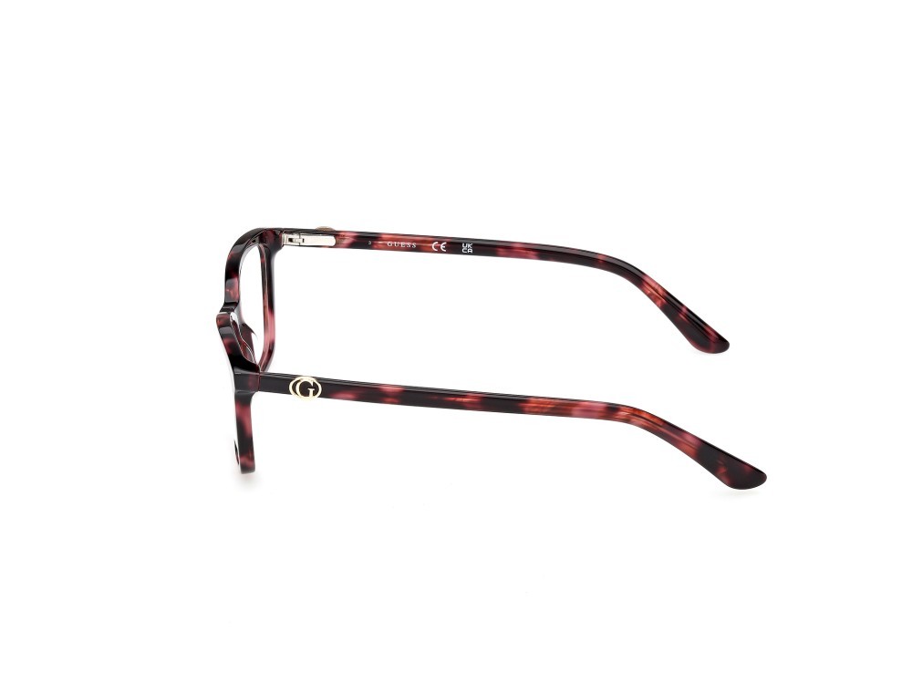 Eyeglasses Guess GU50310 (071) color bordeaux/avana shape rectangle 