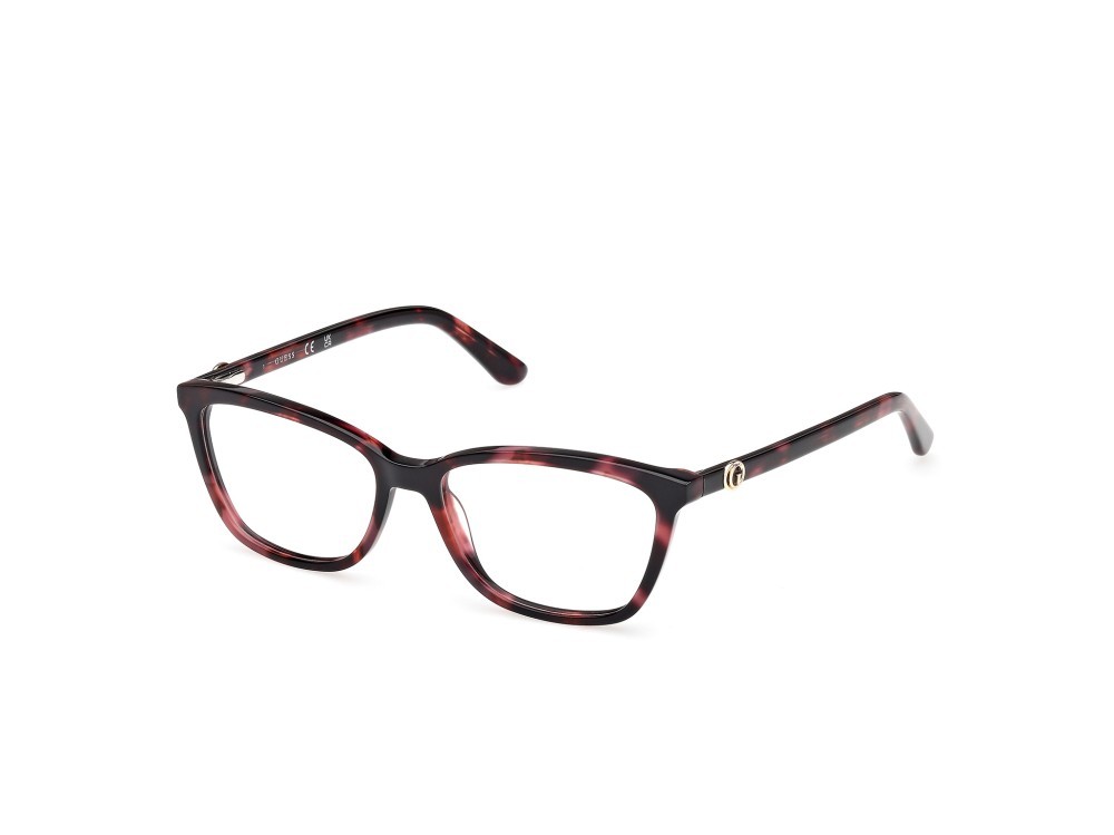 Eyeglasses Guess GU50310 (071) color bordeaux/avana shape rectangle 