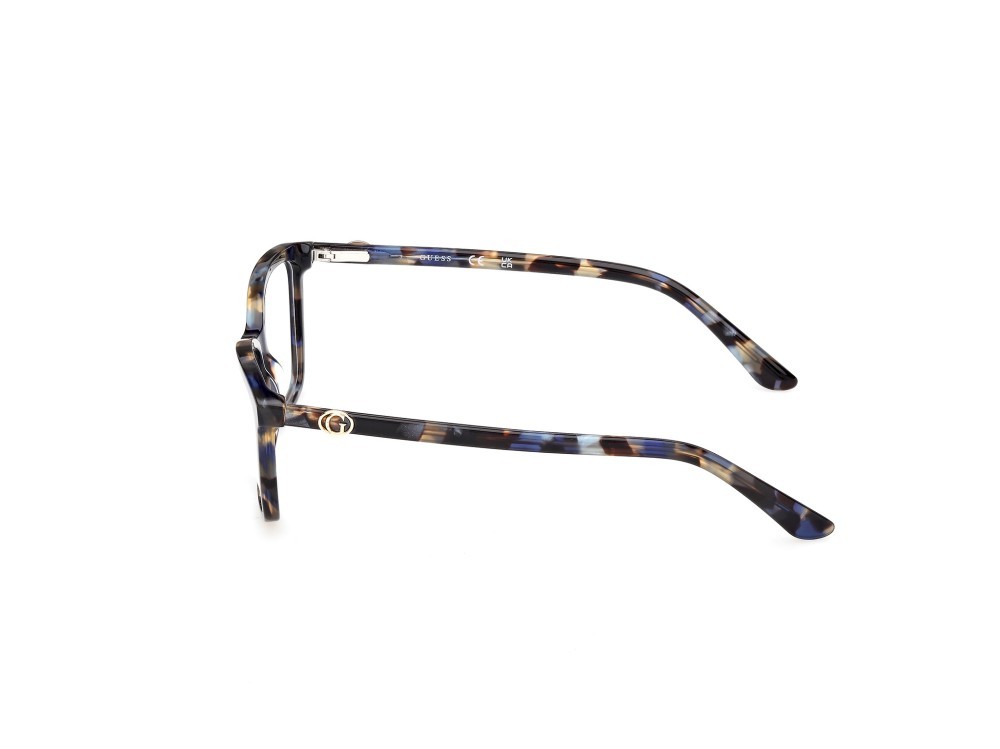 Eyeglasses Guess GU50310 (092) color blu/avana shape rectangle 