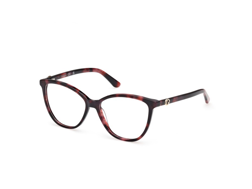 Eyeglasses Guess GU50311 (071) color bordeaux/avana shape cat eye 