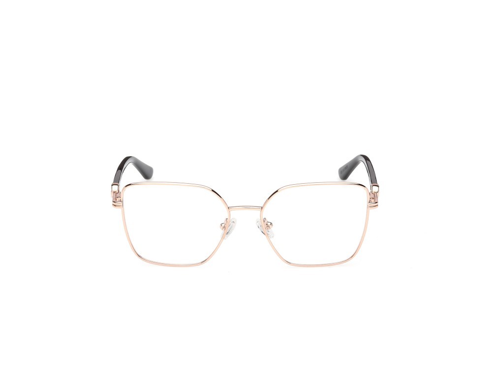 Occhiali da vista Guess GU50313 (028) colore oro rosé lucido / nero lucido forma quadrato 