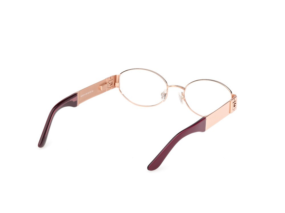 Occhiali da vista Guess GU50314 (028) colore oro rosé lucido forma ovale 