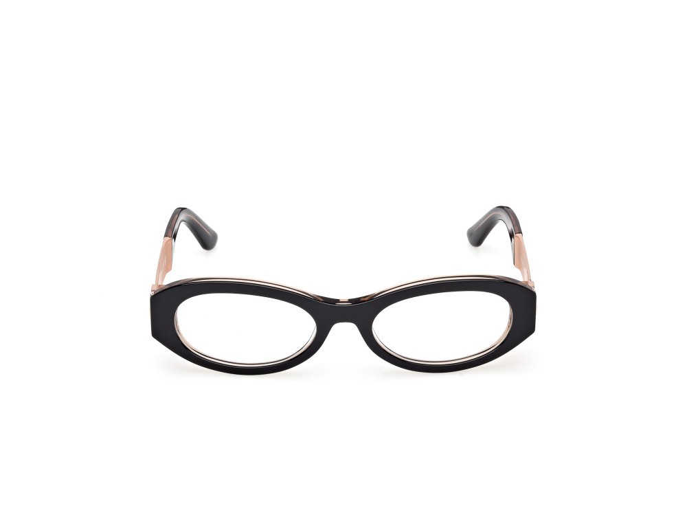 Occhiali da vista Guess GU50315 (001) colore nero lucido / oro rosé lucido forma ovale 