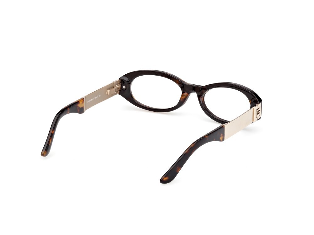 Eyeglasses Guess GU50315 (052) color avana scura / oro pallido lucido shape oval 