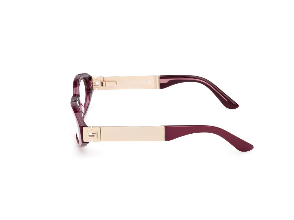 Occhiali da vista Guess GU50315 (081) colore viola lucido / oro endura lucido forma ovale 