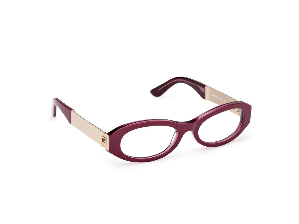 Occhiali da vista Guess GU50315 (081) colore viola lucido / oro endura lucido forma ovale 