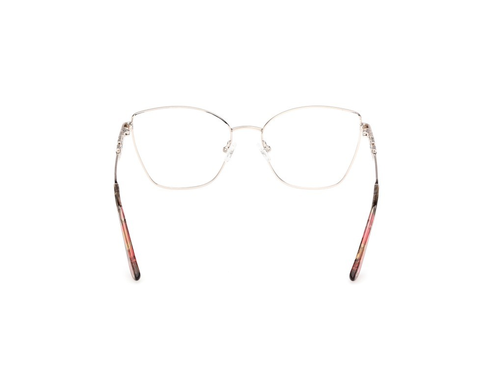 Eyeglasses Guess GU50316 (033) color oro pallido lucido shape cat eye 