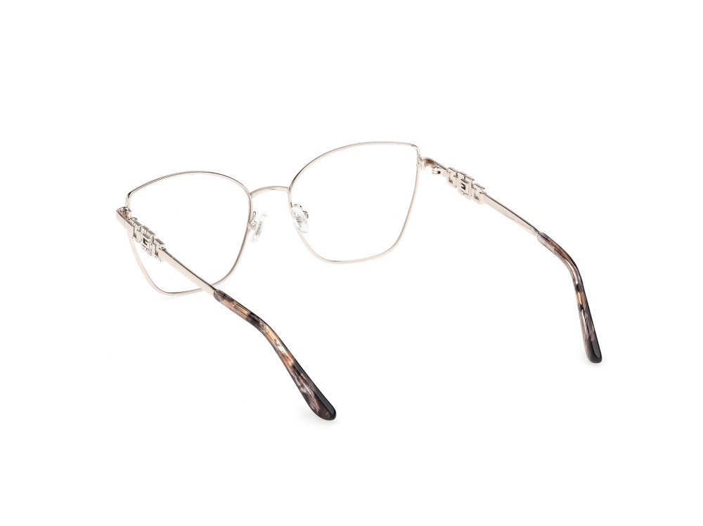 Occhiali da vista Guess GU50316 (057) colore beige lucido / oro pallido lucido forma cat eye 