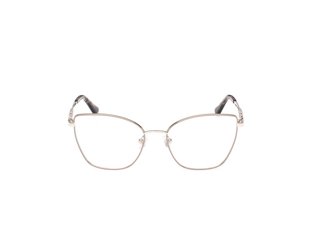 Occhiali da vista Guess GU50316 (057) colore beige lucido / oro pallido lucido forma cat eye 