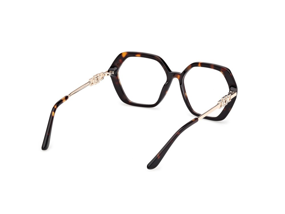 Occhiali da vista Guess GU50317 (052) colore avana scura / oro endura lucido forma geometrico 