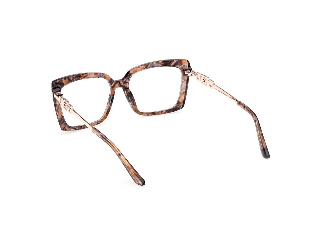 Occhiali da vista Guess GU50318 (074) colore rosa/avana / oro rosé lucido forma rettangolare 
