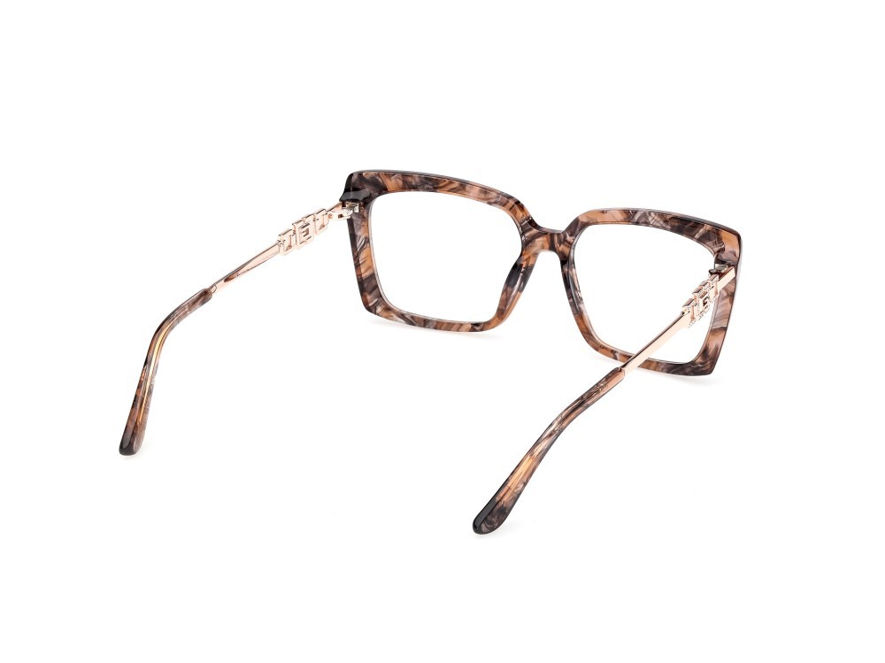 Occhiali da vista Guess GU50318 (074) colore rosa/avana / oro rosé lucido forma rettangolare 