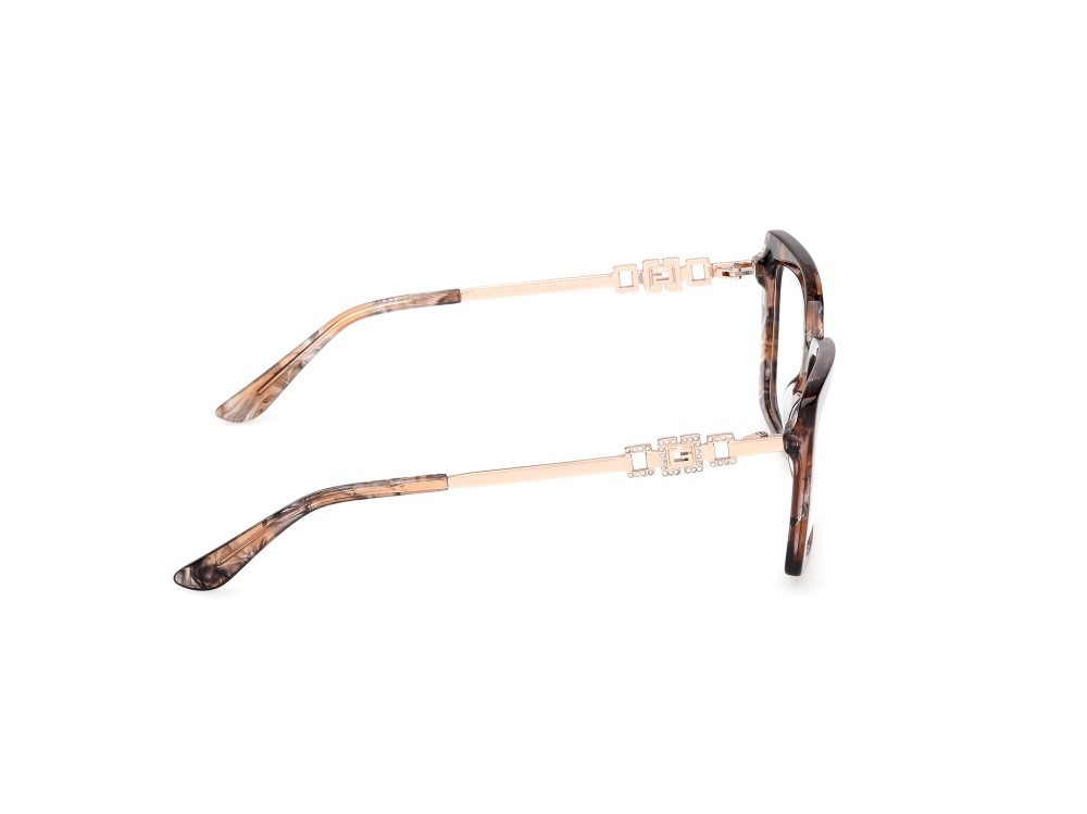 Occhiali da vista Guess GU50318 (074) colore rosa/avana / oro rosé lucido forma rettangolare 