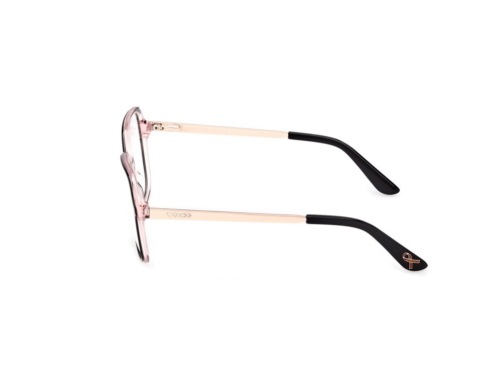 Occhiali da vista Guess GU50320 (001) colore nero lucido / oro rosé lucido forma quadrato 