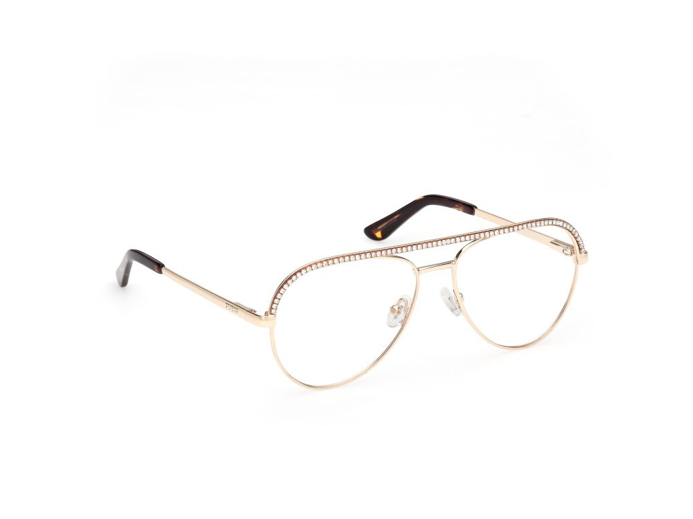 Eyeglasses Guess GU50321 (032) color oro endura lucido shape aviator 