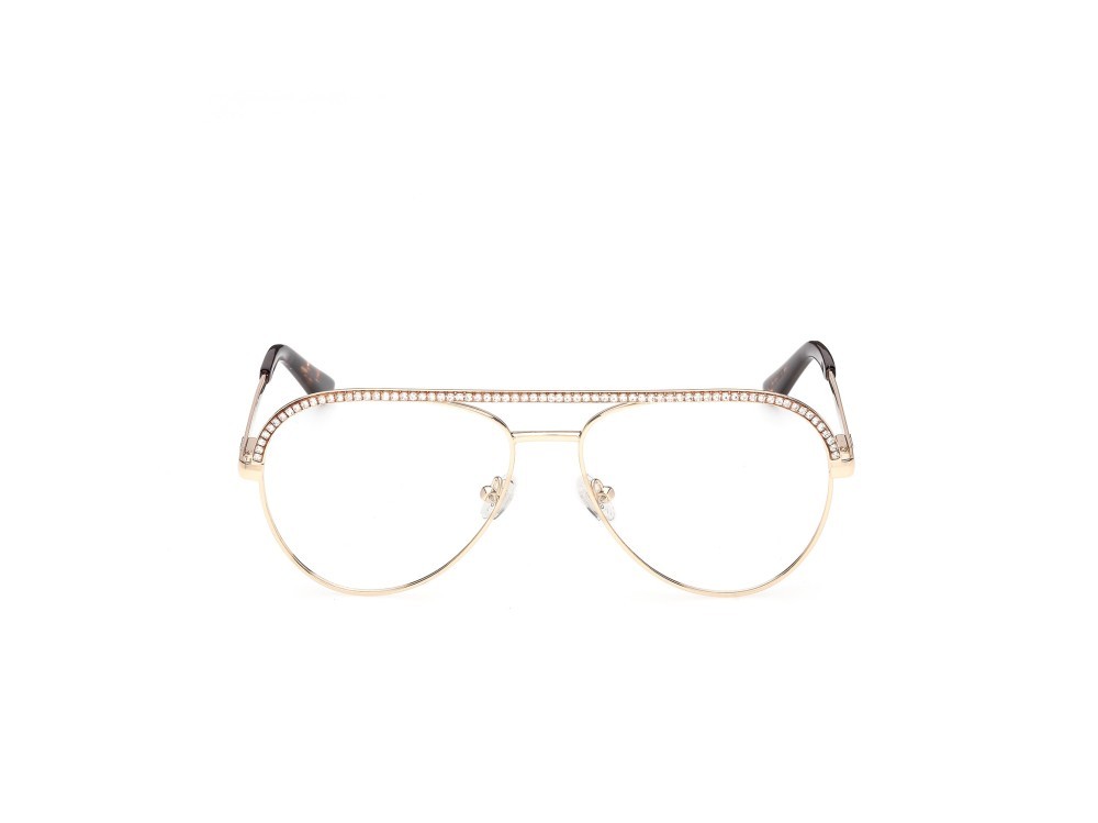 Occhiali da vista Guess GU50321 (032) colore oro endura lucido forma aviator 