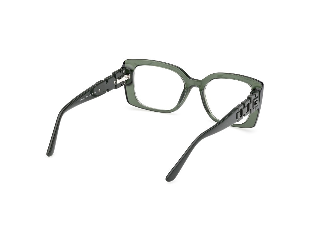 Occhiali da vista Guess GU50322 (096) colore verde scuro lucido forma rettangolare 