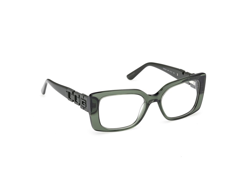 Occhiali da vista Guess GU50322 (096) colore verde scuro lucido forma rettangolare 