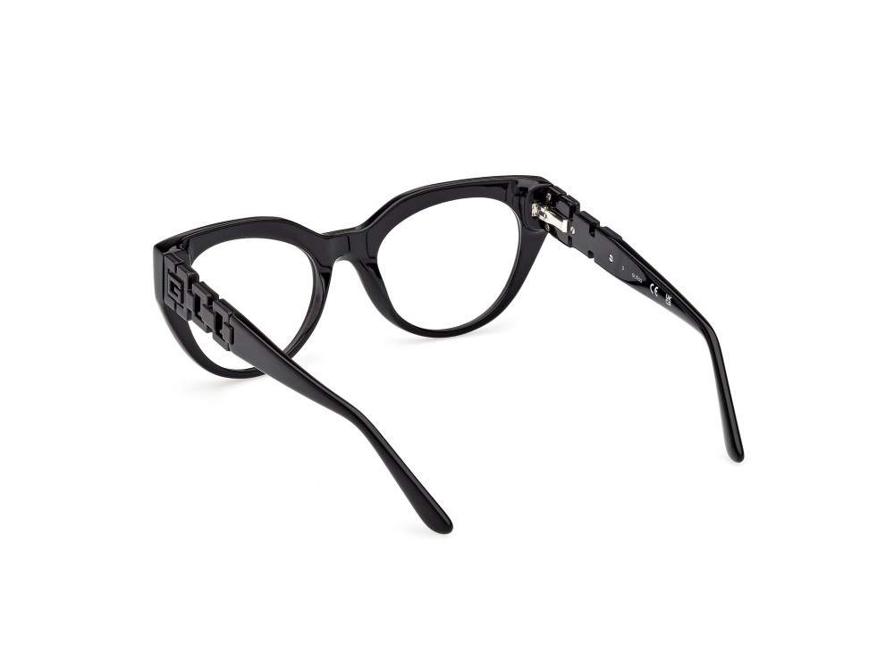 Occhiali da vista Guess GU50323 (001) colore nero lucido forma cat eye 