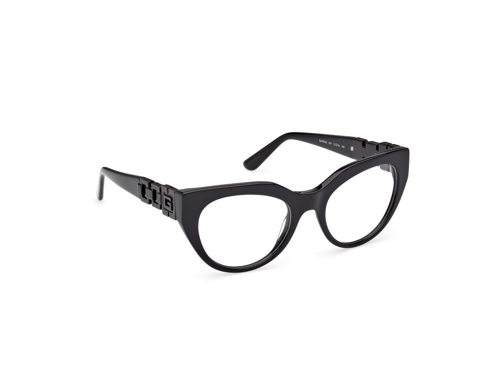 Occhiali da vista Guess GU50323 (001) colore nero lucido forma cat eye 