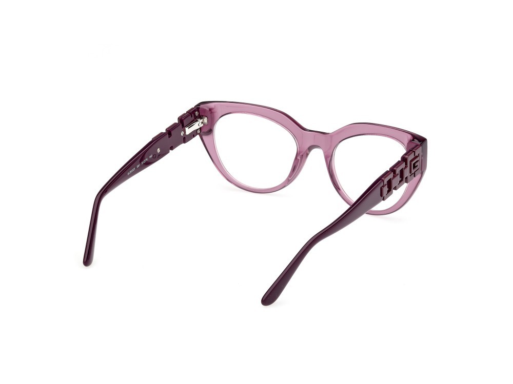 Eyeglasses Guess GU50323 (081) color viola lucido  shape cat eye 