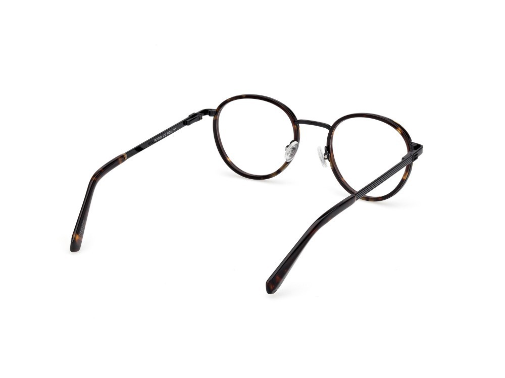Eyeglasses Guess GU50324 (052) color  avana scura / nero lucido shape round 
