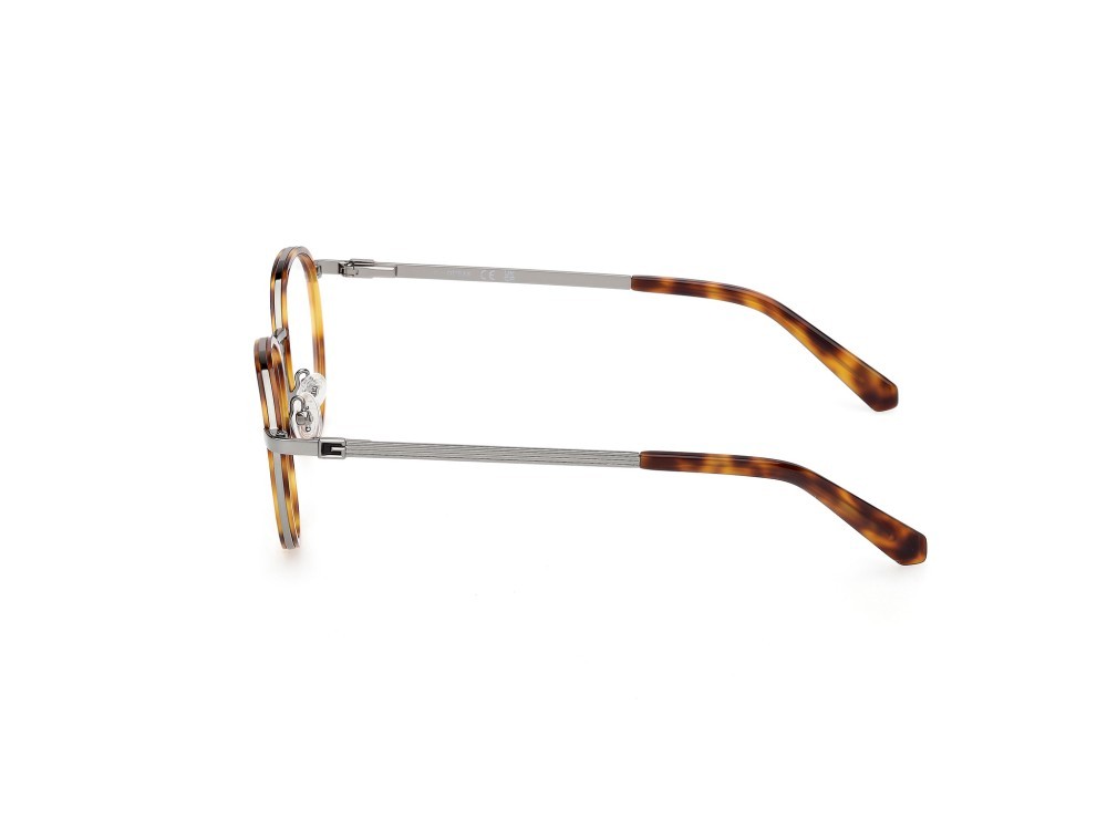 Eyeglasses Guess GU50324 (053) color avana bionda / antracite lucido shape round 