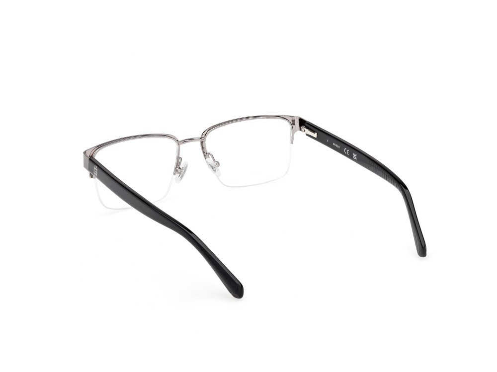 Occhiali da vista Guess GU50326 (011) colore rutenio chiaro opaco / nero lucido forma rettangolare 