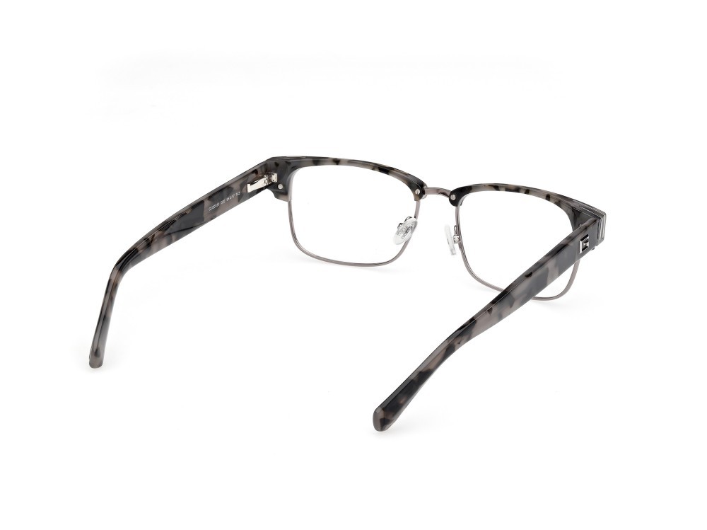 Eyeglasses Guess GU50330 (020) color grigio/avana shape browline 