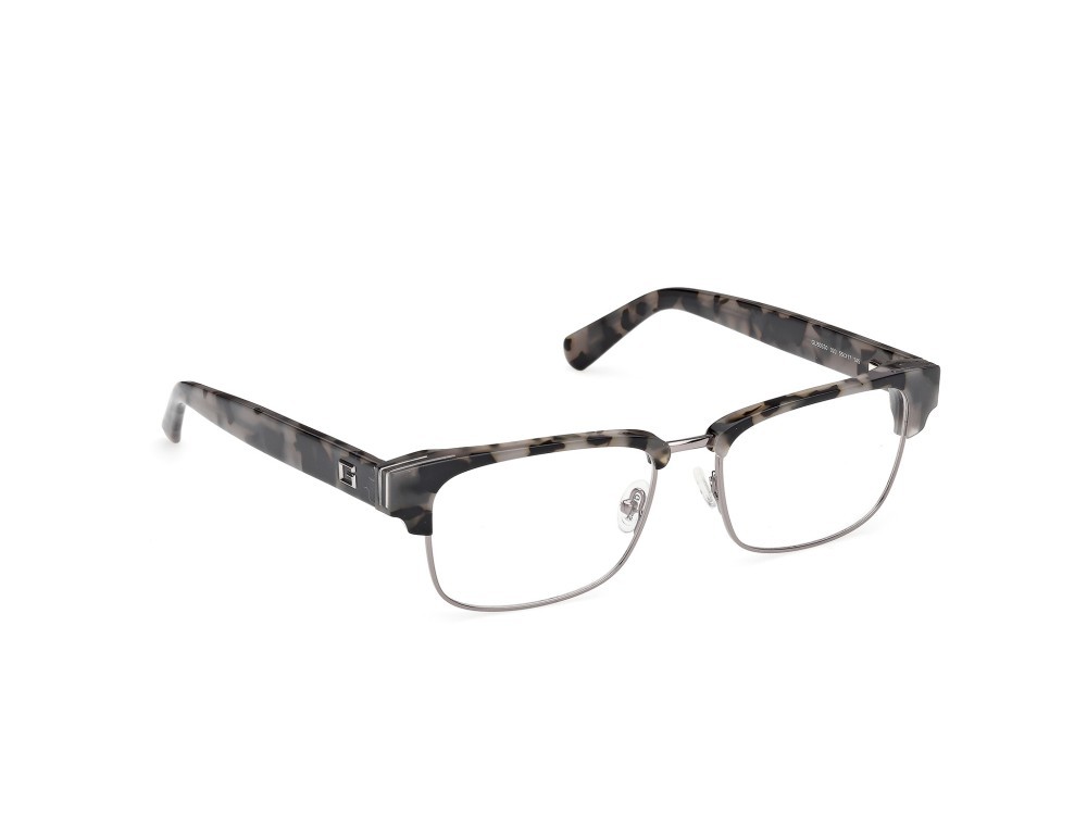 Eyeglasses Guess GU50330 (020) color grigio/avana shape browline 