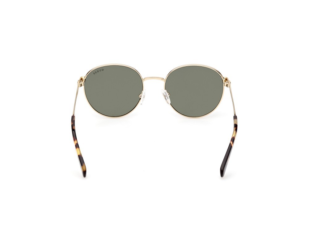 Occhiali da sole Guess GU5214 (33N) colore oro / altro forma rotondo lenti verde