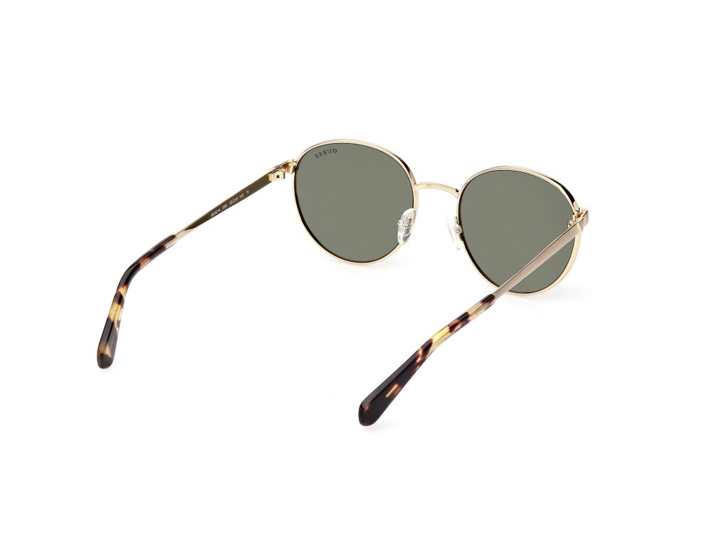 Occhiali da sole Guess GU5214 (33N) colore oro / altro forma rotondo lenti verde