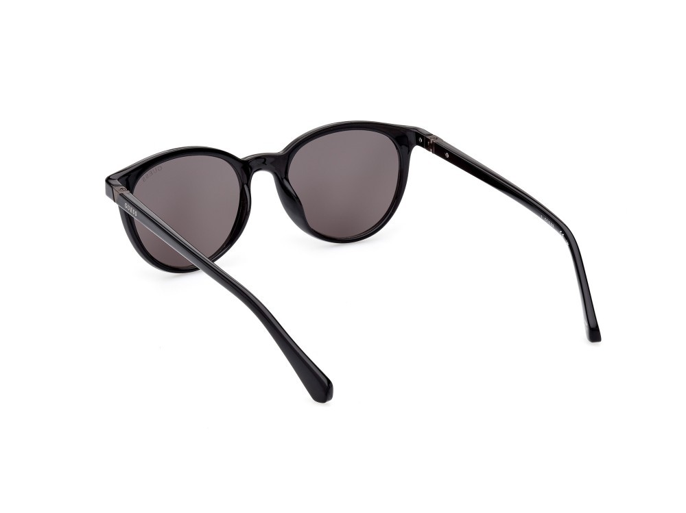 Sonnenbrillen Guess GU5216 (01A) farbe nero lucido form rund gläser fumo 