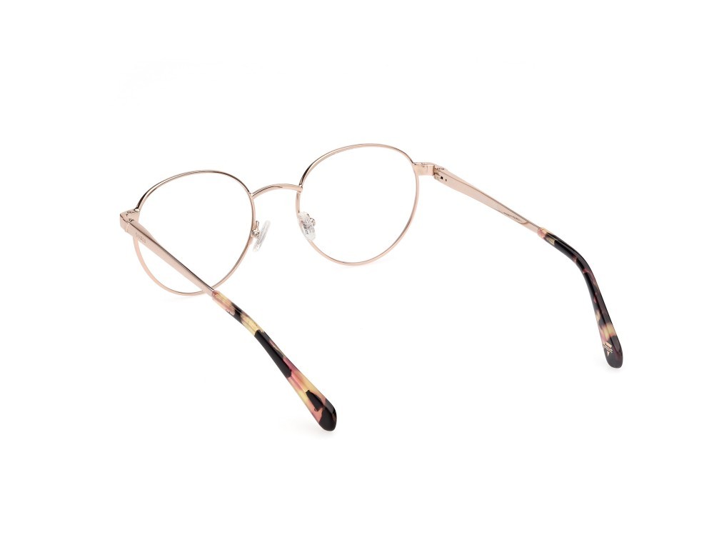 Eyeglasses Guess GU5221 (028) color oro rosé lucido  shape round 