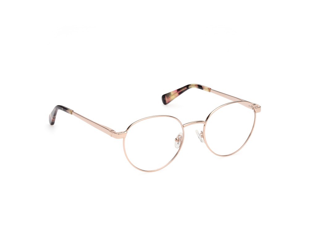 Eyeglasses Guess GU5221 (028) color oro rosé lucido  shape round 