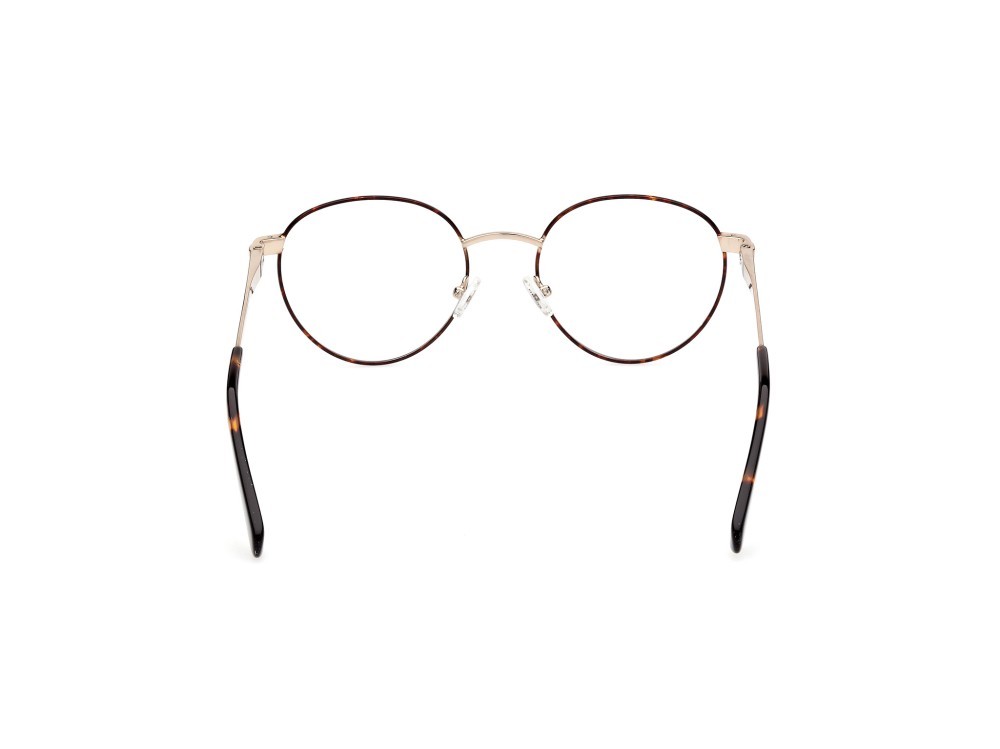 Eyeglasses Guess GU5221 (052) color avana scura / oro pallido satinato lcido shape round 