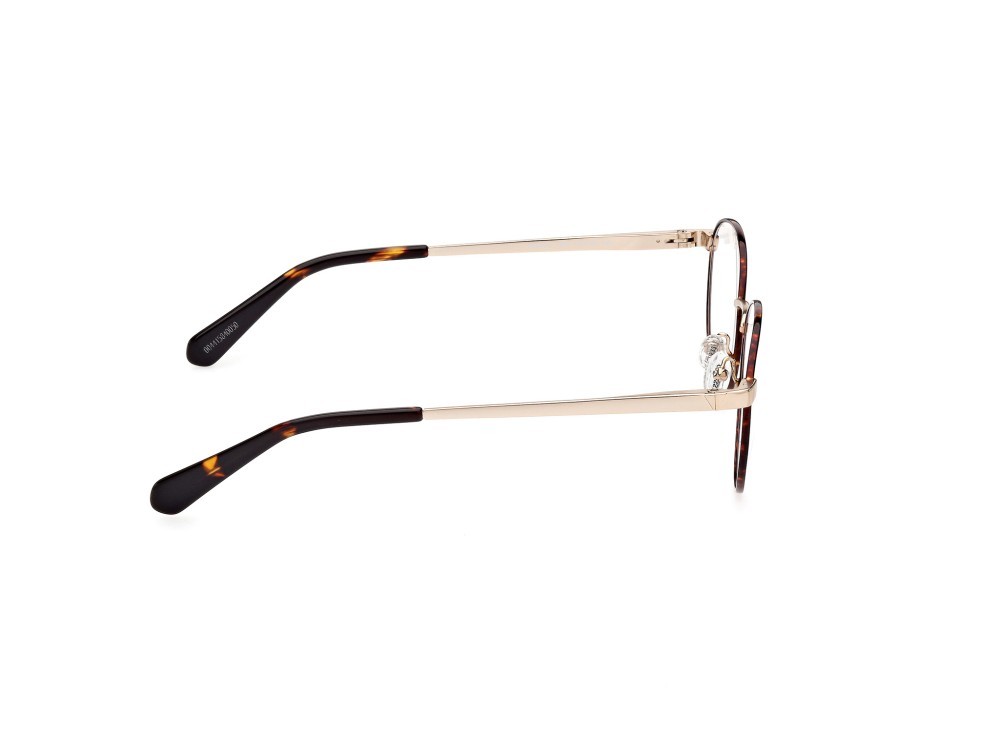 Eyeglasses Guess GU5221 (052) color avana scura / oro pallido satinato lcido shape round 