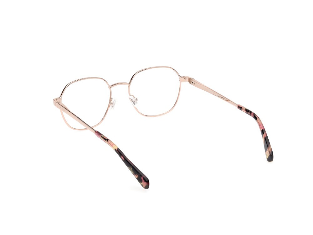 Eyeglasses Guess GU5222 (028) color oro rosè lucido  shape round 