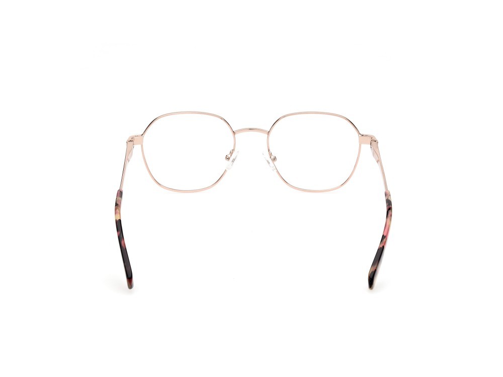 Eyeglasses Guess GU5222 (028) color oro rosè lucido  shape round 