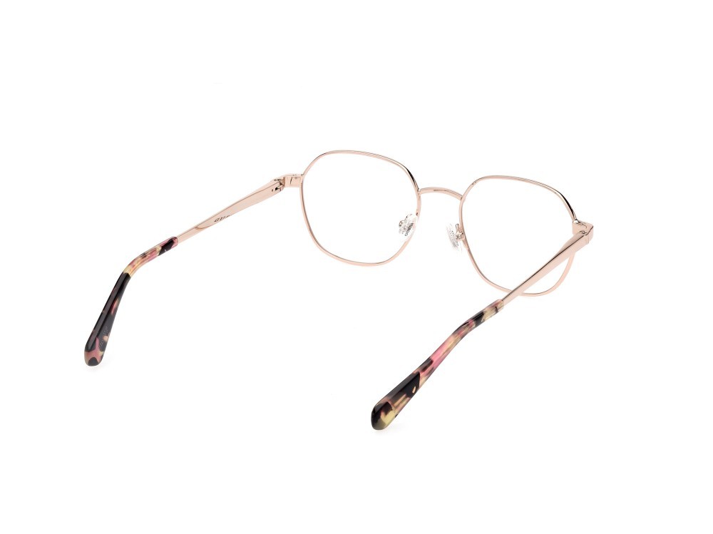 Eyeglasses Guess GU5222 (028) color oro rosè lucido  shape round 
