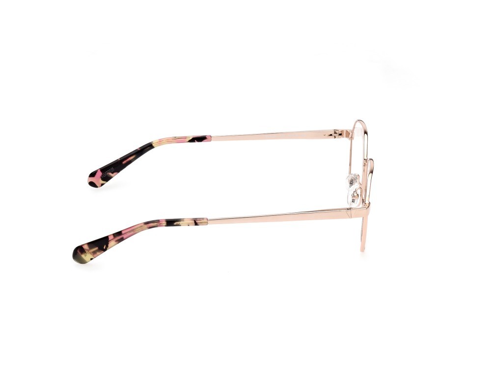 Eyeglasses Guess GU5222 (028) color oro rosè lucido  shape round 
