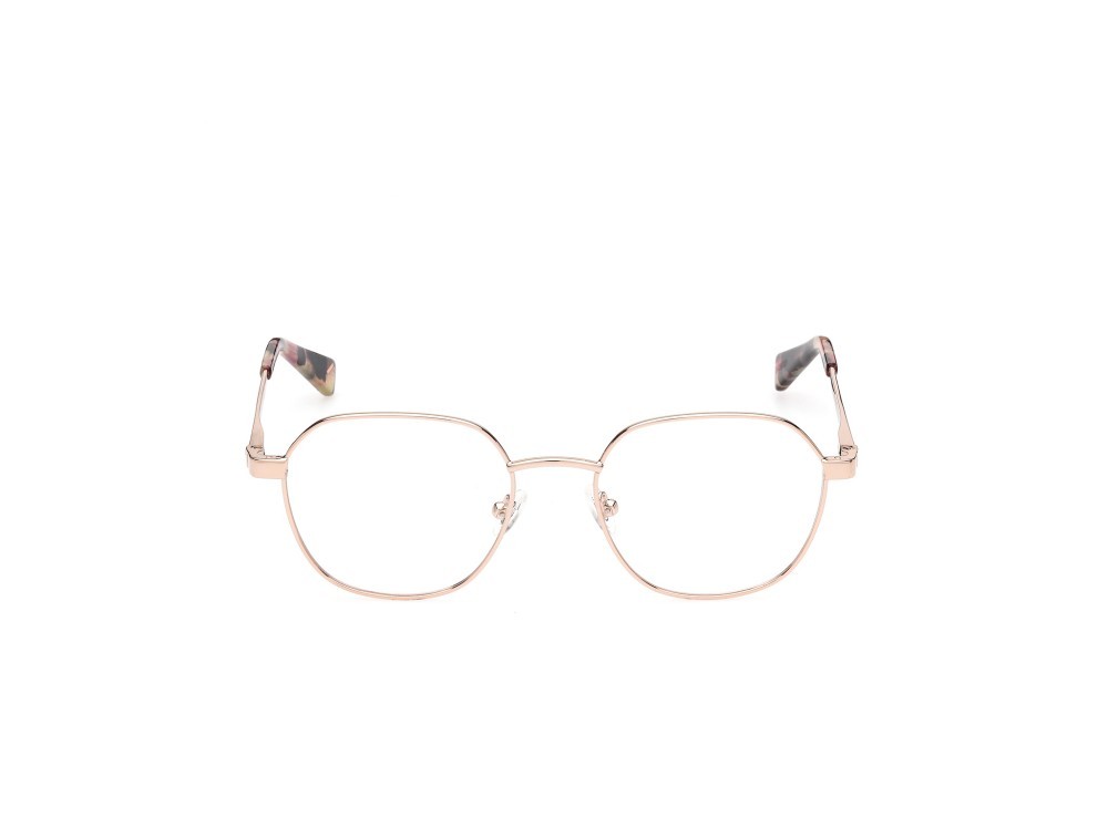 Eyeglasses Guess GU5222 (028) color oro rosè lucido  shape round 