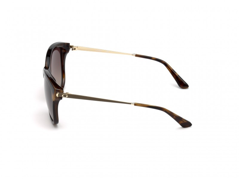 Occhiali da sole Guess GU7469 (52F) colore avana scura forma geometrico lenti marrone grad.