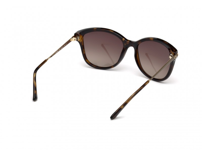 Occhiali da sole Guess GU7469 (52F) colore avana scura forma geometrico lenti marrone grad.