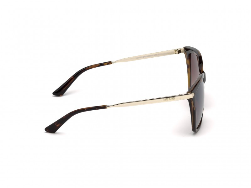 Sonnenbrillen Guess GU7483 (52G) farbe avana scura form geometrisch gläser marrone specchiato