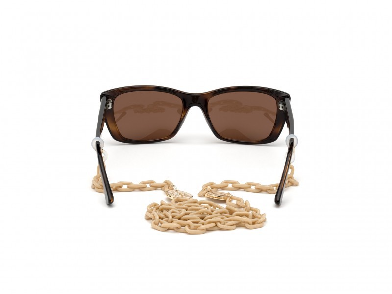 Sonnenbrillen Guess GU7652 (52E) farbe avana scura form rechteckig gläser marrone 