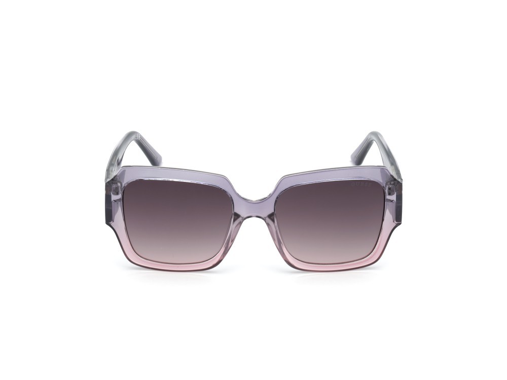 Occhiali da sole Guess GU7681 (20B) colore  fucsia/sfumato / fucsia scuro lucido forma quadrato lenti fumo grad.