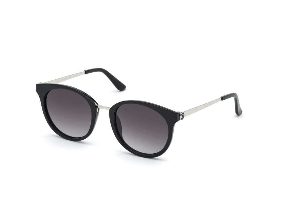 Sonnenbrillen Guess GU7688 (01B) farbe nero lucido  form rund gläser fumo grad.